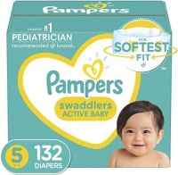 Pampers Swaddlers Baby Diapers, Size 5, 132 Ct - New&nbsp;