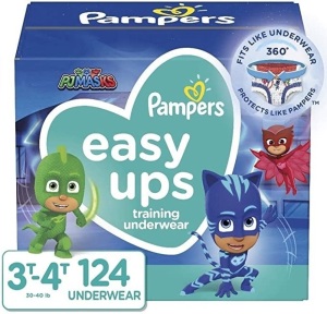 Pampers Easy Ups Training Pants Boys and Girls, Size 5, 124 Ct - New 