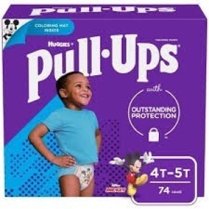 Huggies Pull Ups Boys' Potty Training Pants, 4T-5T, 74 Ct - New