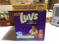 Luvs Ultra Leakguards Disposable Baby Diapers, Size 3, 198 Ct - New&nbsp;