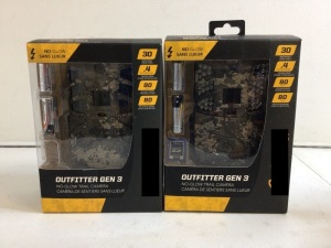 Lot of (2) Trail Cameras, Untested, E-Commerce Return