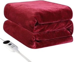 Deckey Electric Heated Blanket Throw 50” x 60”, 3 Heat Settings with Auto-Off, Machine Washable - E-Comm Return, Appears New, Untested