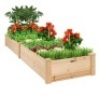 Wooden Raised Garden Bed Planter,&nbsp;8x2ft