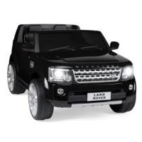 12V 2-Seater Licensed Land Rover Ride-On, Black