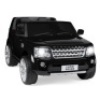 12V 2-Seater Licensed Land Rover Ride-On, Black