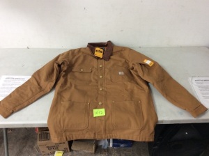 Carhartt Firm Duvk Blankett Lined Chore Coat (L)