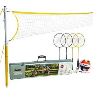 Franklin Sports Volleyball & Badminton Set