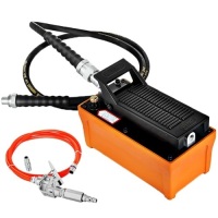 Air Powered Hydraulic Pump Foot 10 Ton with Hose and Coupler Spray Gun 10000PSI - E-Comm Return, Unknown Condition&nbsp;