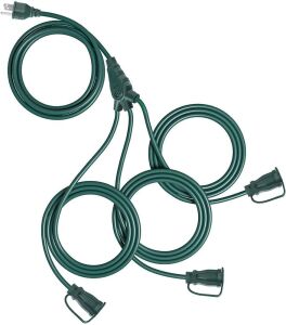Lot of (3) 1 to 3 Extension Cord Splitter 