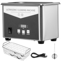 800ml 0.8l Ultrasonic Cleaner Digital Sonic Cleaning Equipment, Stainless Steel - E-Comm Return,&nbsp;Appears New, Powers On Not Tested Further&nbsp;