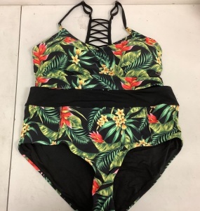 Calia 2 Piece Ladies Swimsuit, XL, Appears New