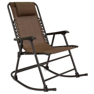 Foldable Zero Gravity Patio Rocking Lounge Chair. Appears New