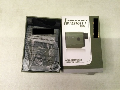 Intensity 1600R 6x25 Laser Rangefinder,  Appears New/ Box Damaged