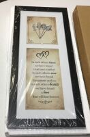 Lot of (4) Framed Blessing for Lovers Poem - Appear New&nbsp;