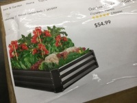 Outdoor Metal Raised Garden Bed for Vegetables, Flowers, Herbs,New