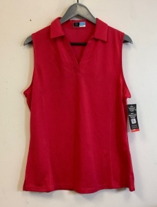 PGA Tour Ladies Sleeveless Polo, XL, New