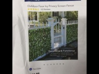 Outdoor Faux Ivy Privacy Screen Fence,New