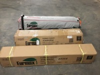 Lot of (3)&nbsp;E-Comm Return&nbsp;Eurmax Standard Pop-Up Canopy Tents, 2 Covers Missing - Used, Unknown Conditions