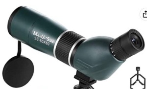 MaxUSee 20-60x60 Zoom Spotting Scope, Untested, E-Commerce Return