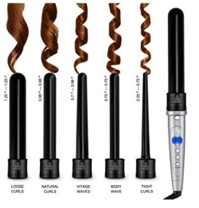 Natalie Styx 5 in 1 Curling Wand, Powers Up, E-Commerce Return