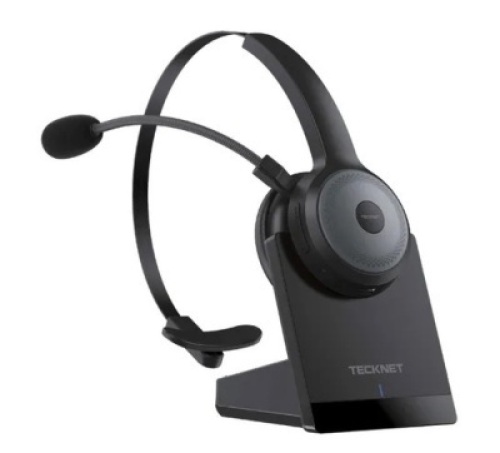 TECKNET TKHS003 Bluetooth Headset, Untested, E-Commerce Return