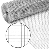 Hardware Cloth, 1/2in 19-Gauge Chicken Wire Mesh Fence - 4x50ft
