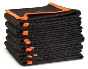 WEN 272406 72-Inch by 40-Inch Heavy Duty Padded Moving Blankets, 6-Pack