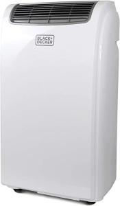 BLACK+DECKER 8,000 BTU Portable Air Conditioner with Remote Control, White