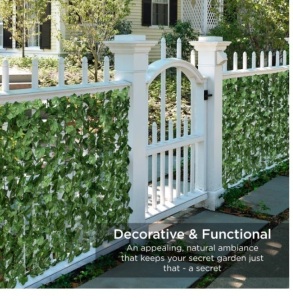 Outdoor Faux Ivy Privacy Screen Fence,NEW
