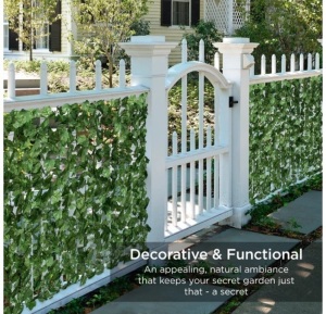Outdoor Faux Ivy Privacy Screen Fence,NEW