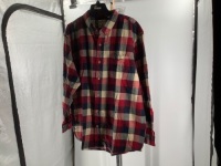 Red Head Men's Flannel, 2XL, Appears New