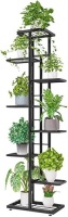 Metal Plant Stand 8 Tier 9 Potted, Multiple Flower Pot Holder Shelves Organizer