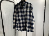 Hobbs Creek, Mens Plaid Long Sleeve, 2XL, Appears New