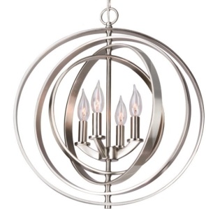 4-Light Modern Sphere/Orb Chandelier,New