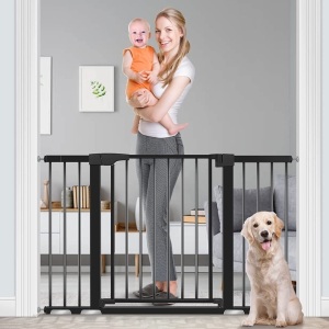 Baby Gate for Doorways and Stairs, RONBEI 51.5"