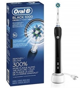 Oral-B Black 1000 Rechargeable Toothbrush, Untested, E-Commerce Return