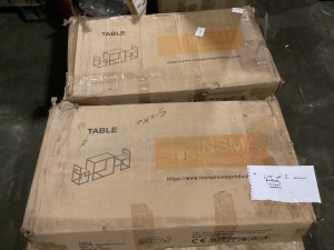 Lot of (2) Assorted Tables