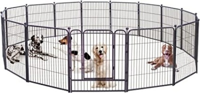 Dog Playpen ,16 Panels Playpen 32 Inch Height in Heavy Duty