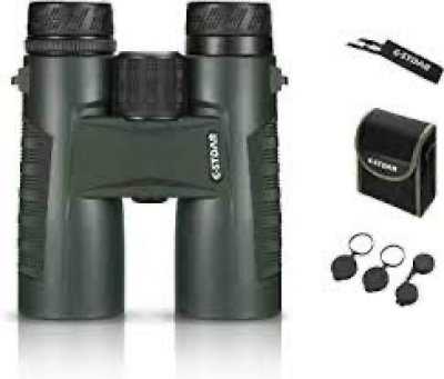 C-STDAR Binoculars for Adults, 10x42 High Power Compact Binoculars for Bird Watching, with BAK4 Prism & FMC Lens, Waterproof & Low Light Night Vision, Perfect for Hunting, Concerts and Outdoor Sports