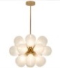 Cintola Maxi Pendant by Tom Kirk w/&nbsp;Hand Blown Glass, E-Comm Return, 2 Broken Glass Pieces, Retail 6,405.00