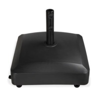 Fillable Mobile Umbrella Base Stand, Black, Appears New