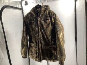 Men's Lined Camo Jacket, XL, Appears New