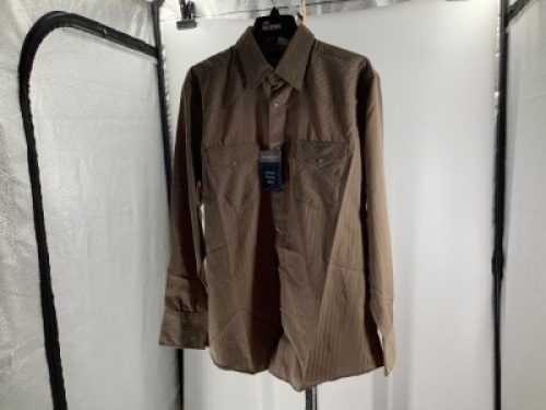Wrangler Men's Long Sleeve Shirt, Large, Appears New