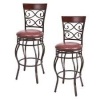 Set Of 2 Swivel Padded Bar Stools HW54103