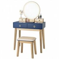 Makeup Vanity Table Set 3 Color Lighting Dressing Table