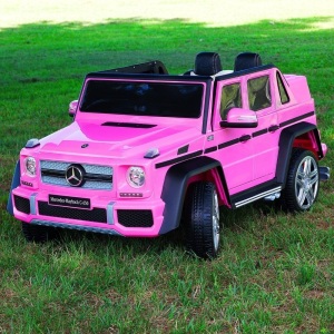 MERCEDES MAYBACH G650 12V KIDS RIDE-ON CAR WITH PARENTAL REMOTE | PINK 