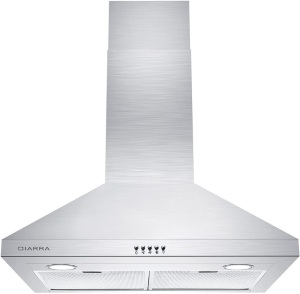 CIARRA Range Hood 30 inch 450 CFM Convertible Wall Mount