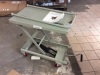 Hydraulic Scissor Cart Lift Table Cart 500lbs, Manual Scissor Lift Table In Grey