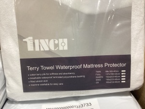 Lot of (10) 1Inch Terry Towel Waterproof Mattress Protector Full Size 