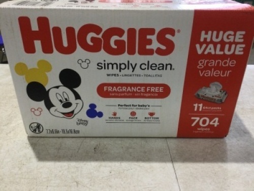 Huggies Simply Clean Fragrance-Free Baby Wipes